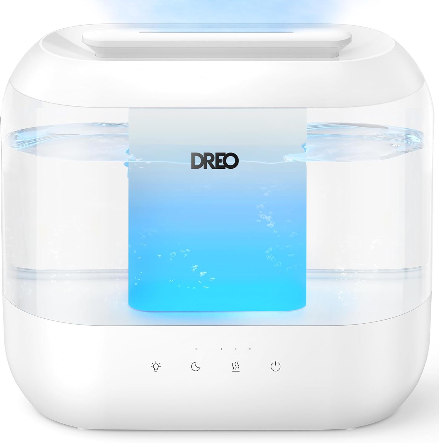 DREO Humidifiers for Bedroom, 4L Top Fill for Large Room, 36H Runtime, 28 dB Quiet Supersized Cool Mist Air Humidifier for Baby Nursery, Plants, Indoor, Night Light, Easy to Clean & Fill, White 61 vungnlbl. ac sl1500 .jpg