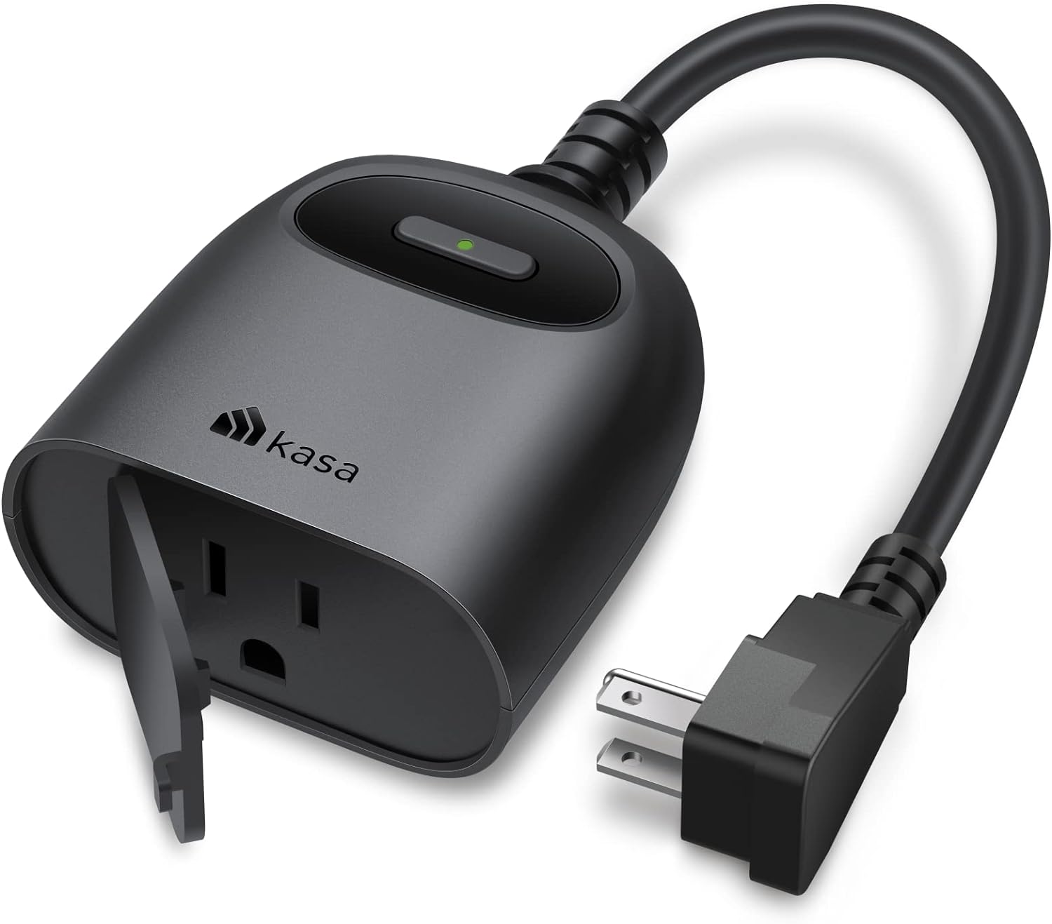 Kasa Outdoor Smart Plug, Smart Home Wi-Fi Outlet Timer, Max Load 15A/1875W, IP64 Weather Resistance, Compatible with Alexa, Google Home & SmartThings, No Hub Required, ETL Certified(KP401) 613vwkny3zl. ac sl1500 .jpg