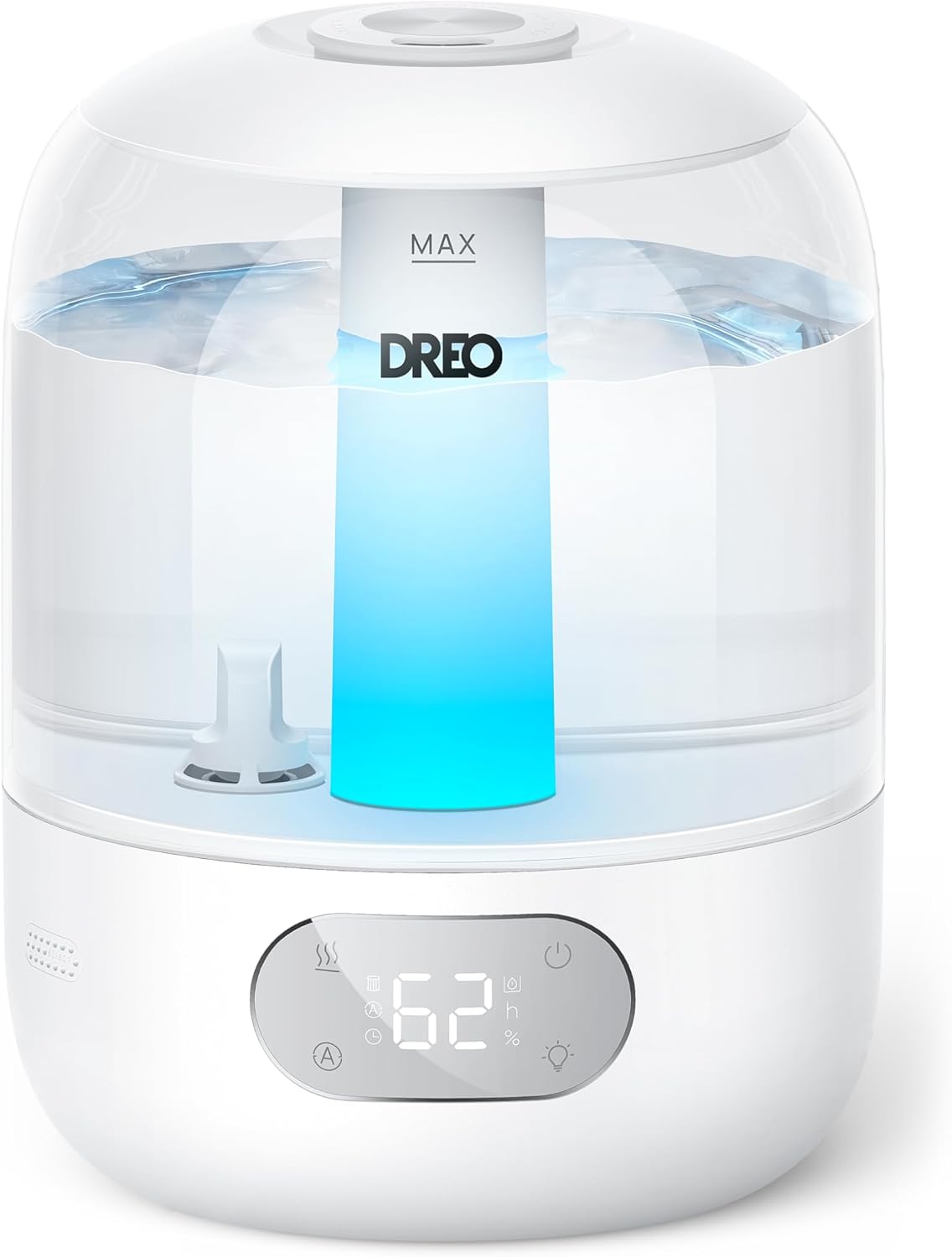 DREO Humidifiers for Bedroom, 3L Top Fill 30H & 26dB Quiet Runtime for Large Room, Cool Mist Ultrasonic Humidifier with Humidity Sensor, Night Light for Home, Baby, Nursery, Plants, New Edition 618s2jaqmxl. ac sl1500 .jpg
