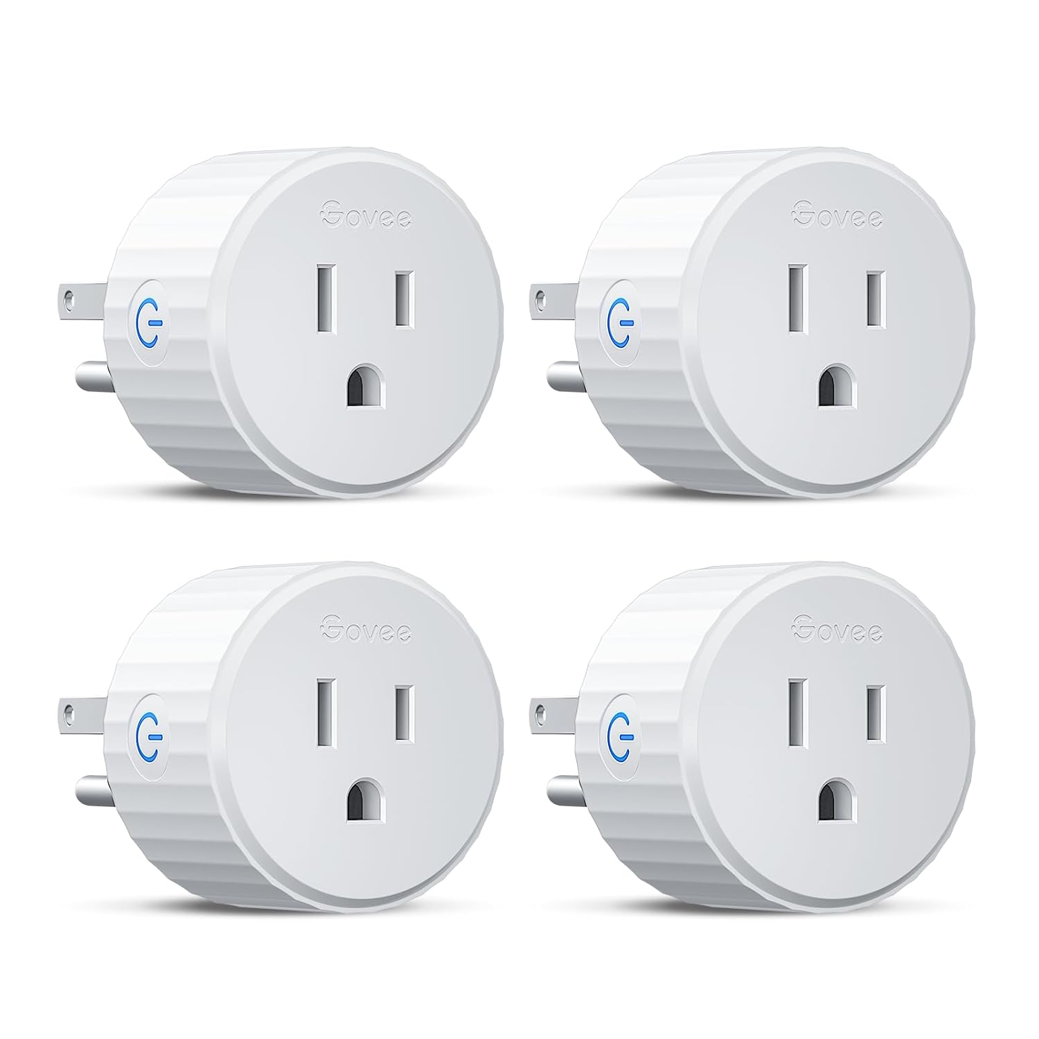 Govee Smart Plug, WiFi Plugs Work with Alexa & Google Assistant, Smart Outlet with Timer & Group Controller, WiFi Outlet for Home, No Hub Required, ETL & FCC Certified, 2.4G WiFi Only, 4 Pack 61muerhykxl. sl1500 .jpg