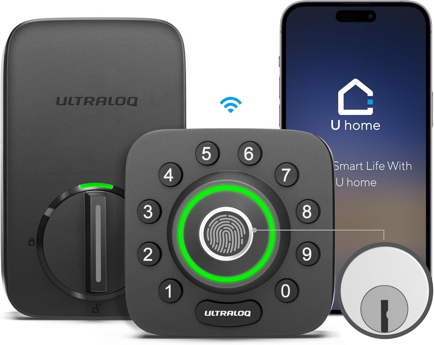 ULTRALOQ U-Bolt Pro WiFi Smart Lock with Door Sensor, 8-in-1 Keyless Entry Door Lock with Fingerprint ID, App Remote Control, Built-in WiFi Keypad Deadbolt, Auto Unlock, IP65 Waterproof, Easy Install 71uvojjtiml. ac sl1500 .jpg