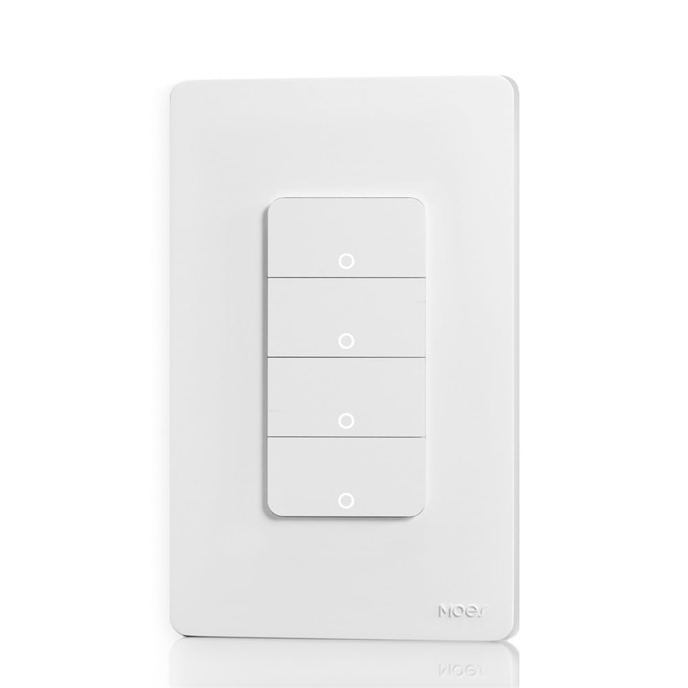 Fafeicy Smart WiFi Light Switch, Voice Control APP Remote Timer Function with Indicator Light, for Home Compatible with and Assistant (Four-Way) 31gmlufzmyl. sl1000 .jpg