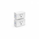 Smart Wi-Fi Mini Plug 2-Pack – Remote Control & Voice Activated Home Automation Outlet (15A)