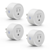 Smart Plug, WiFi Plugs Work with Alexa & Google Assistant, Smart Outlet with Timer & Group Controller, WiFi Outlet for Home, No Hub Required, ETL & FCC Certified, 2.4GHz WiFi, 16A, 4 Pack