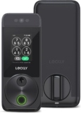 Lockly Visage Smart Lock, Facial Recognition & Fingerprint Keyless Entry Door Lock, Built-in Wi-Fi Deadbolt with Apple Home Key, PIN Genie Keypad, App Remote Control, Easy Installation