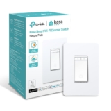 Kasa Matter Smart Dimmer Switch: Voice Control w/Siri, Alexa & Google Assistant | UL Certified | Timer & Schedule | Easy Guided Install | Neutral Wire Required | Single Pole | 2.4GHz Wi-Fi | KS225