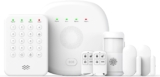 Home Security System 9-Piece Work with Alexa & Google No Monthly Fees,WiFi+4G Mobile App Control with Instant Alerts and Auto Alarm Dial,Door/Window Sensors+Motion Detectors+Remote,24/7 Monitoring