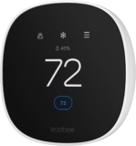 ecobee Smart Thermostat Essential – Energy Star Certified programmable Wi-Fi Thermostat – Works with Siri, Alexa, and Google Assistant