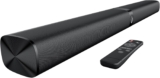 Assistrust Sound Bar for Smart TV, 80W Soundbar with Bluetooth/ARC/Opt/AUX Connect, Dynamic Volume Boost, 3 Equalizer Modes, 2 in 1 Detachable Soundbar for TV/PC/Gaming/Projectors