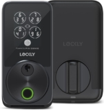 Lockly Secure Pro Zeno Series Smart Door Lock,Fingerprint Keyless Entry Door Lock for Front Door with Apple Home Key,Built-in Wi-Fi,Auto Lock, App Remote Control,IP65 Waterproof,Easy Installation