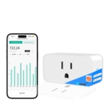 Pro Series Energy Monitoring Smart Plug Mini 15A, Smart Home Wi-Fi Outlet Works with Alexa, Google Home, No Hub Required, FCC & ETL Certified, 2.4G WiFi Only, 1-Pack