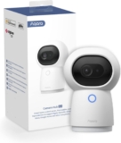 Aqara 2K Security Indoor Camera Hub G3, AI Facial and Gesture Recognition, Infrared Remote Control, 360° Viewing Angle via Pan and Tilt, Works with Alexa, HomeKit Secure Video, Google Assistant, IFTTT