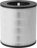 WiseHEPA Carbon Replacement Filter Compatible with WS360A Air Purifier, 9.33″L × 9.33″W × 10.39″H, Removes Pollen, Dust, Smoke, 1 Pack, White, Coverage 1644 sq.ft