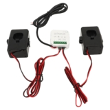 WiFi Electricity Monitor Practical Single Phase Energy Meter with 2 200ACT CT Clamp Sensors for Smart Home Management