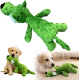 2026 New Dog Toys, Interactive Squeaky Soft Puppy Chew Toy, Indestructible Plush Dog Toy for Aggressive Chewers,Durable Teething Toys for Small Medium Large Dogs (Wolf)