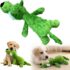 2026 New Dog Toys, Interactive Squeaky Soft Puppy Chew Toy, Indestructible Plush Dog Toy for Aggressive Chewers,Durable Teething Toys for Small Medium Large Dogs (Lion)