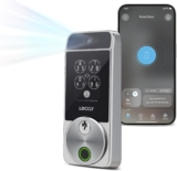 Lockly Visage Zeno Series Smart Lock, Facial Recognition & Fingerprint Keyless Entry Door Lock, Built-in Wi-Fi Deadbolt with Apple Home Key, PIN Genie Keypad, App Remote Control, Easy Installation