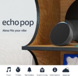 Amazon Echo Pop (newest model), Our smallest speaker with Alexa+ Early Access, Fits in any room, Charcoal
