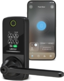 Lockly Smart Lock Secure Pro (2026 Latest Version),Fingerprint Door Lock, Keyless Entry, Built-in Wi-Fi Latch, PIN Genie Keypad (Black)