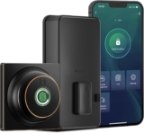 GeekTale Fingerprint Deadbolt with App, Smart Deadbolt Lock for Front Door, Keyless Entry Door Lock, Biometric Dead Bolt, Electronic Door Knob