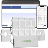Emporia Vue 3 Home Energy Monitor – Smart Home Automation Module and Real Time Electricity Usage Monitor, Power Consumption Meter, Solar and Net Metering for UL Certified Safe Energy Monitoring