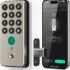 igloohome (New!) Deadbolt Go Smart Lock w/Fingerprint, Digital Keys, Remote PIN Codes, WiFi Bridge (Sold Separately) – Tested to ANSI Standards, Easy to Install (Matte Black)