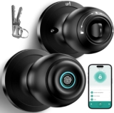 3-in-1 Smart Door Lock with Fingerprint Unlock, Smart Fingerprint Door Knob, Auto Lock & App Control – Keyless Entry for Home, Office, Garage & Apartment