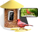 NETVUE by Birdfy Smart Bird Feeder with 2K AI Camera Solar Powered, 3MP Wireless Wildbird Watching, Live Stream & Night Vision, Auto-Capture & Notify, Collection & Cloud Storage (AI by Subscription)