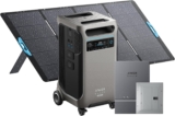 Anker SOLIX F3800 Plus Portable Power Station with Home Power Panel and 400W Solar Panel, 3840Wh, 6000W AC Output, Generators for Home Use, 3,200W Solar Input, For Power Outages and Emergencies