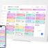 Smart Digital Calendar, 10.1″ HD Smart Touch Screen Home Interactive Electron Calender WiFi Planner,Meal Schedule, Duty Chart,Achievement Rewards- Built-in Digital Photo Frame Function