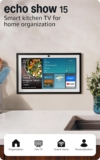 Amazon Echo Show 15 (newest model), Full HD 15.6″ kitchen hub for home organization, with built-in Fire TV and Alexa+ Early Access