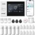 LWOHSI PG108 Alarm System for Home Security,WiFi+GSM 4G DIY Alarm Kit with Phone APP Alert, Door/Window Sensor, Remote, Compatible with Alexa and Google for House, Apartment