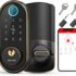 Smart Lock SMONET Bluetooth Keyless Entry Keypad Smart Deadbolt-Fingerprint Electronic Deadbolt Lock, Remote Ekeys Sharing, Easy to Install for Homes and Hotel Works with Alexa(Gateway Not Included)