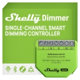 Shelly Dimmer Gen4 US UL, WiFi, Matter, Bluetooth, Zigbee Smart Dimming, Compatible with Matter, Home Assistant, Alexa, Google Home, HomeKit, Support LED Strips & Lamps, No Hub Required, Easy Control