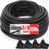 120 FT Wire Loom 1/2 Inch, Split Wire Loom Tubing Wire Conduit, Wire Protector Tubing – Black